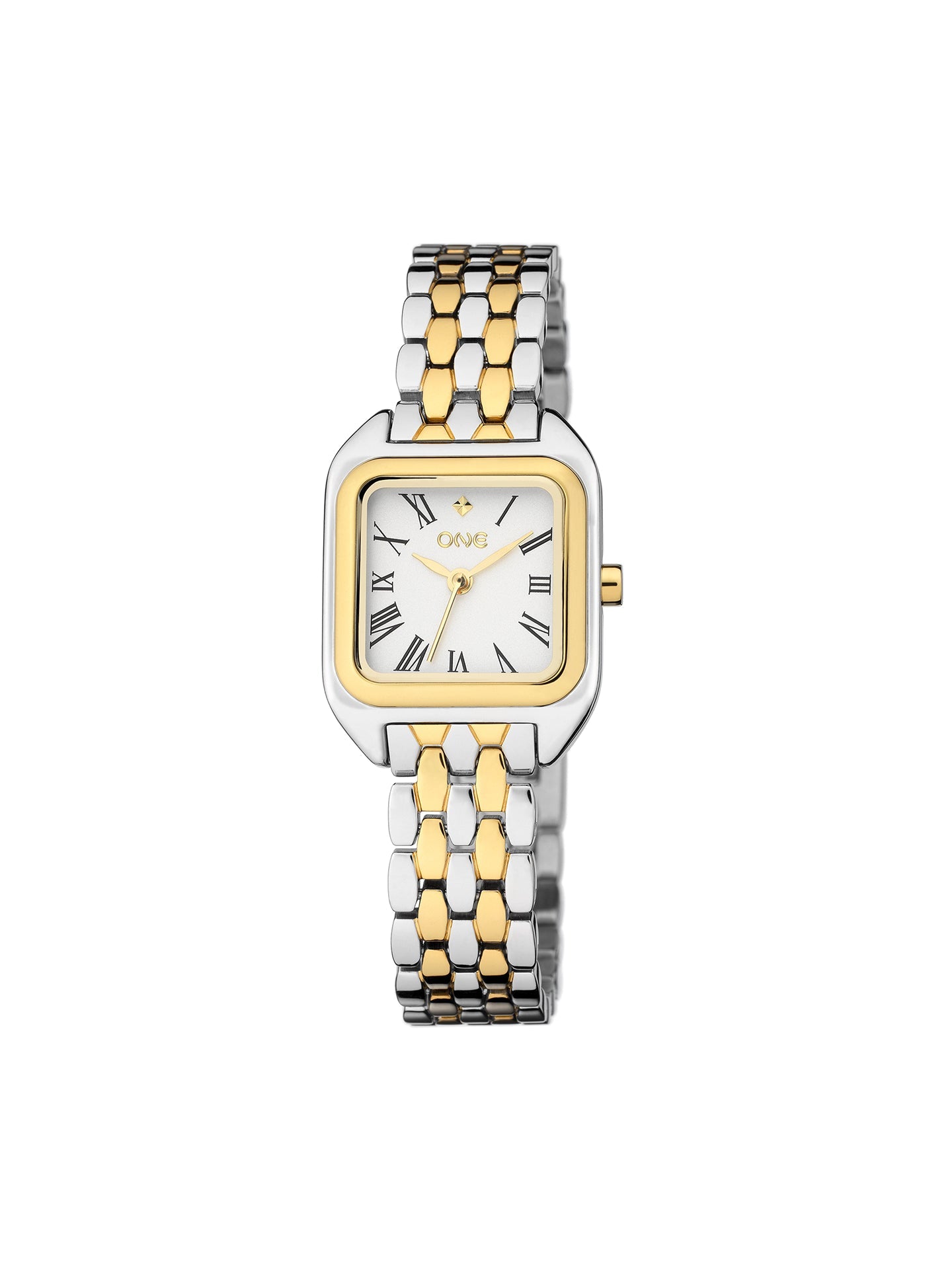 Reloj Majesty Bicolor en tonos dorado y plateado ONE