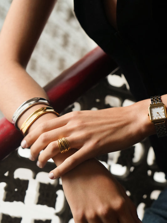 Pulsera Esclava ONE Contour Silver