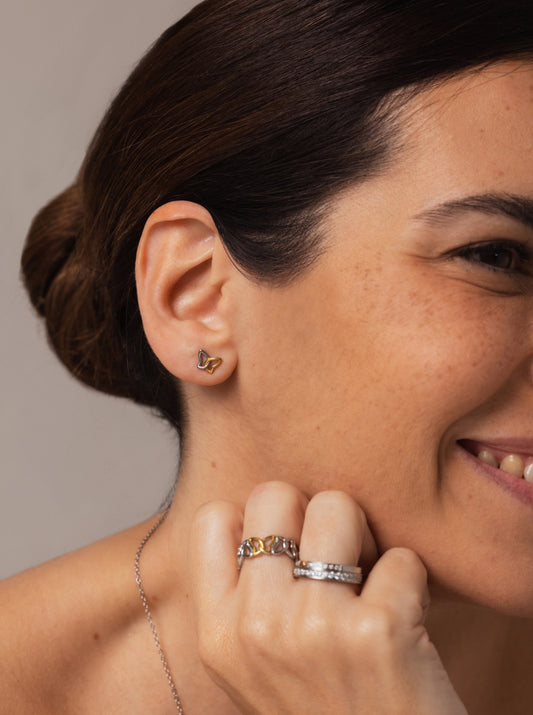 Anillo Butterfly Bicolor