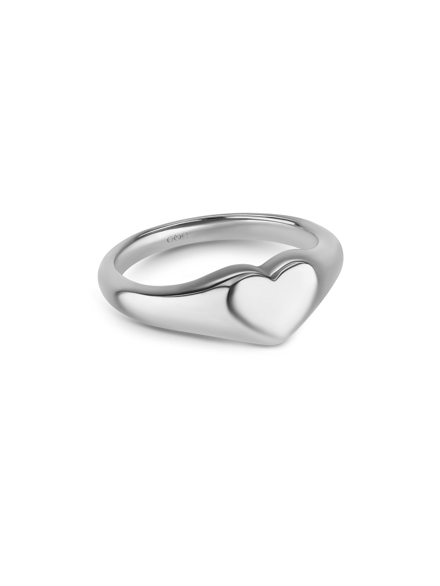 Anillo Crazy Heart Silver