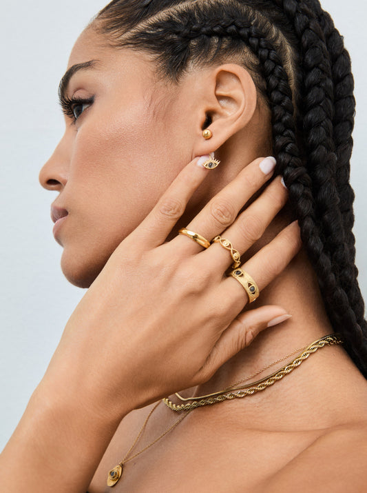 Anillo Evil Eye Gold