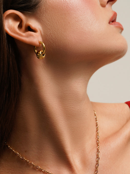 Aros Energy Master Hoop Gold