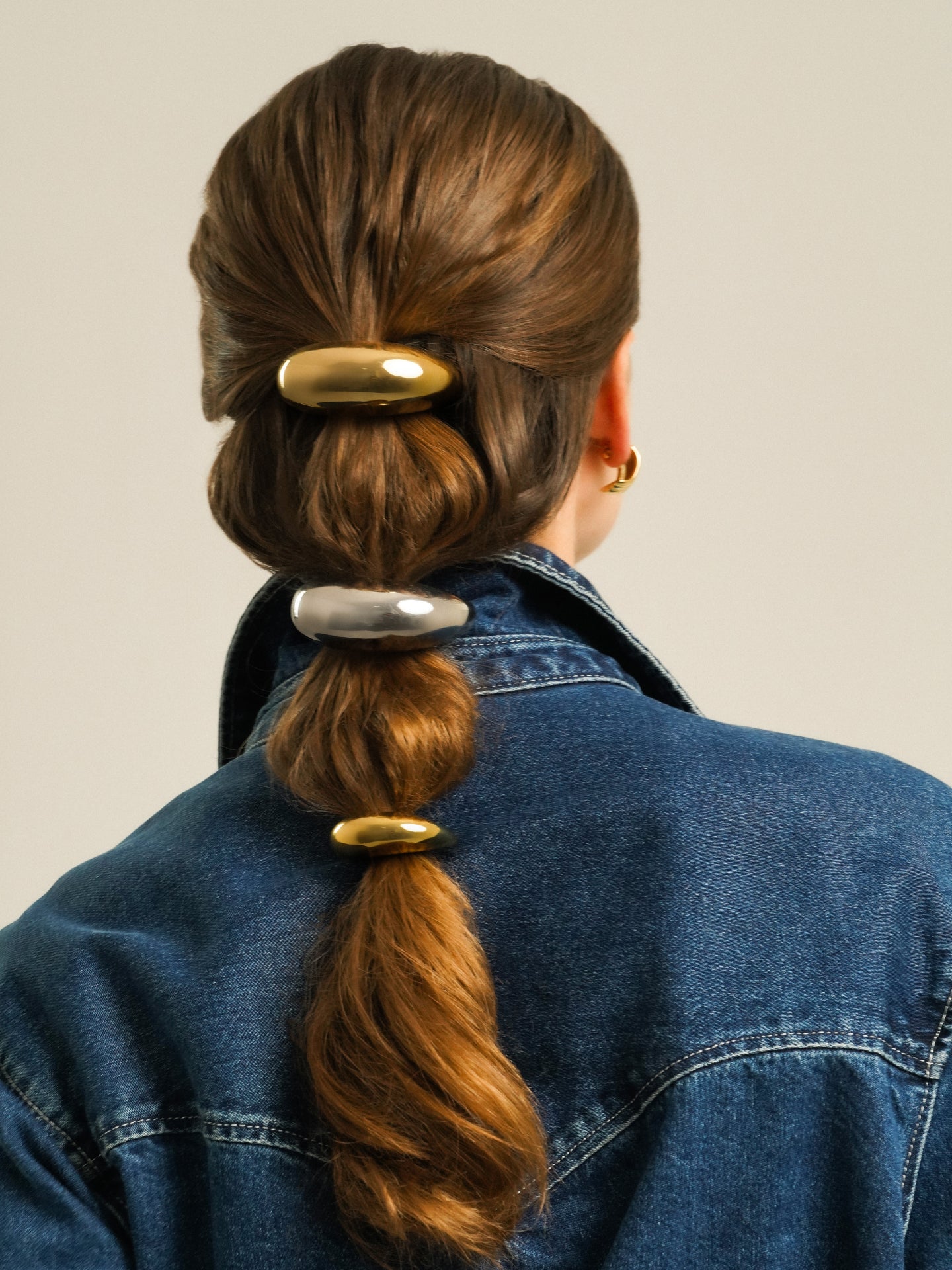 Accesorio para el cabello ONE Moon Large Silver
