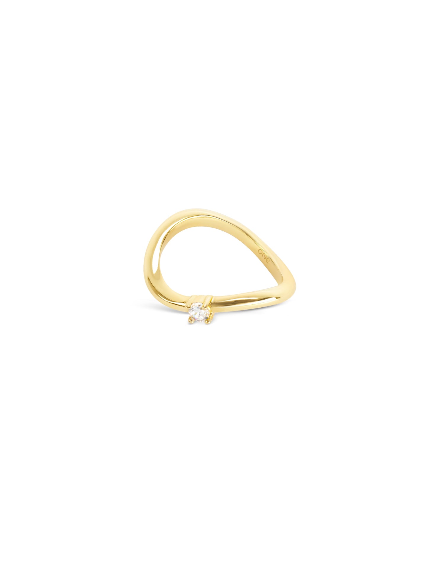 Anillo Infinity Solitaire Gold