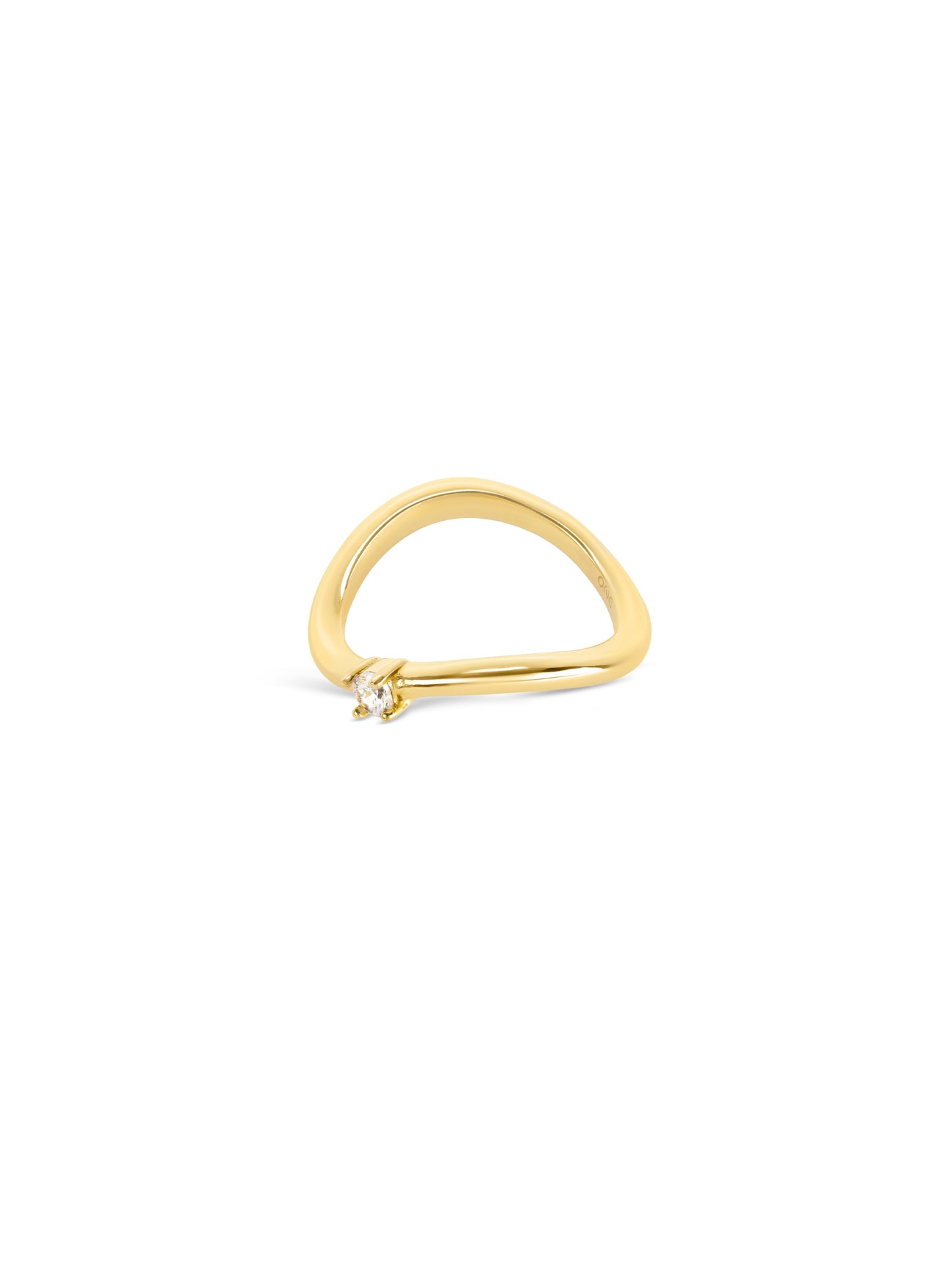 Anillo Infinity Solitaire Gold