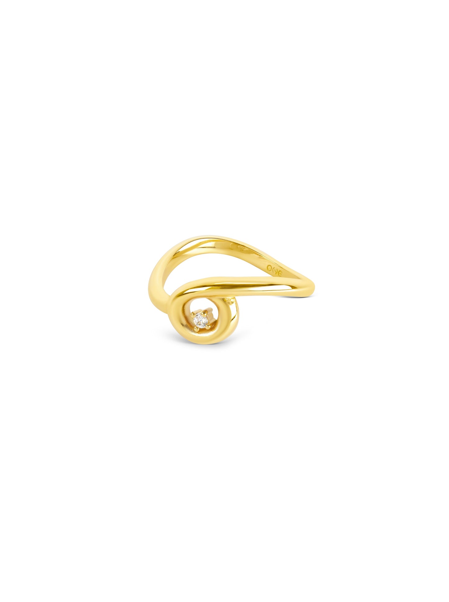 Anillo Infinity Twisted Gold