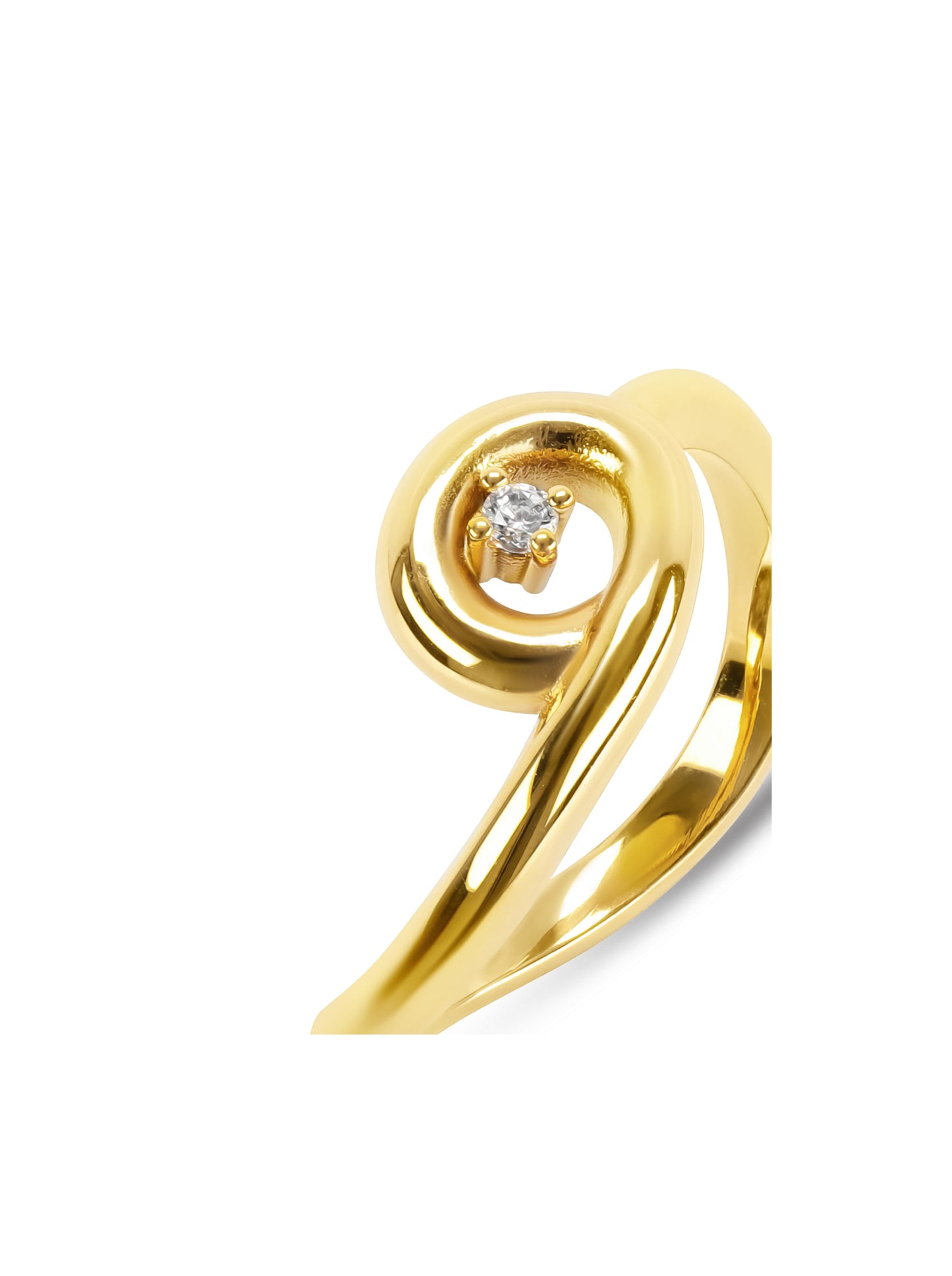 Anillo Infinity Twisted Gold