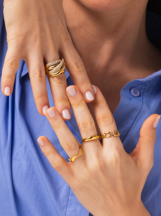 Anillo Luminous Square