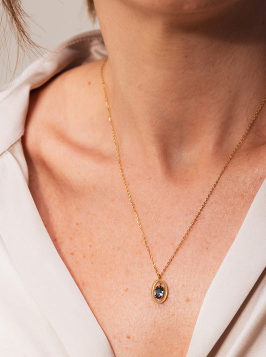 Collar Birthstone Mayo - Esperanza