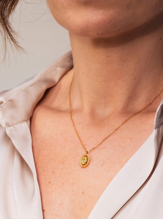 Collar Birthstone Agosto - Fuerza