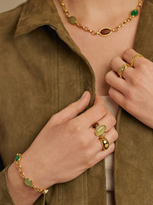 Anillo Precious Triple