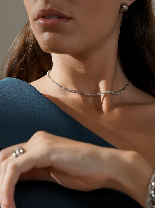 Collar ONE Silver Frost Refined