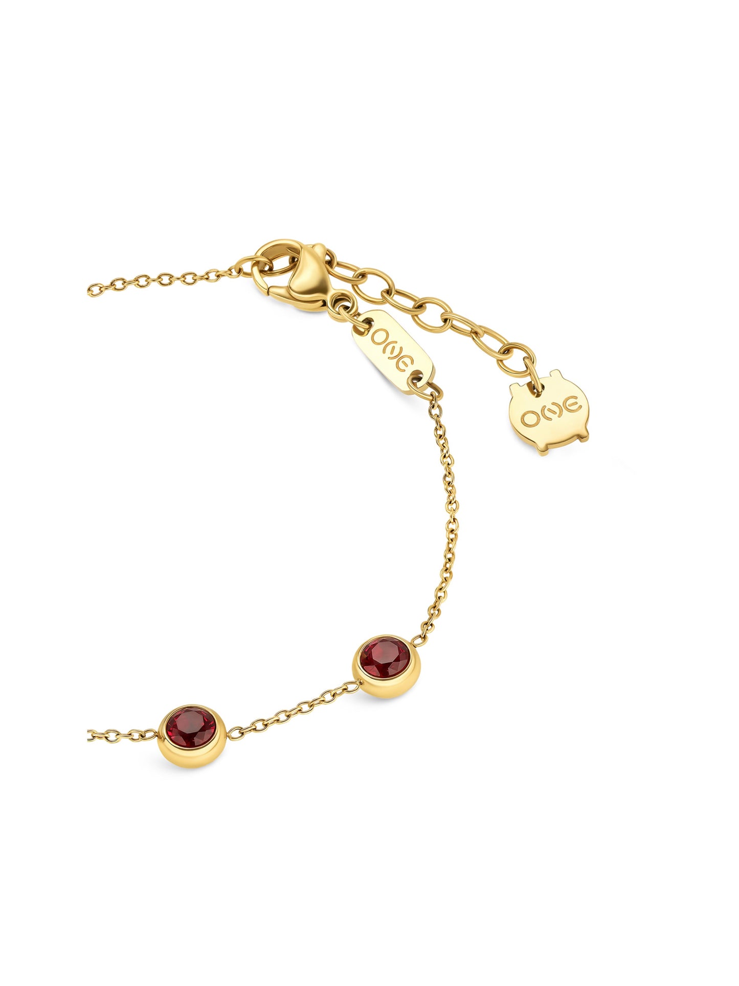 Pulsera Red Spark Gold