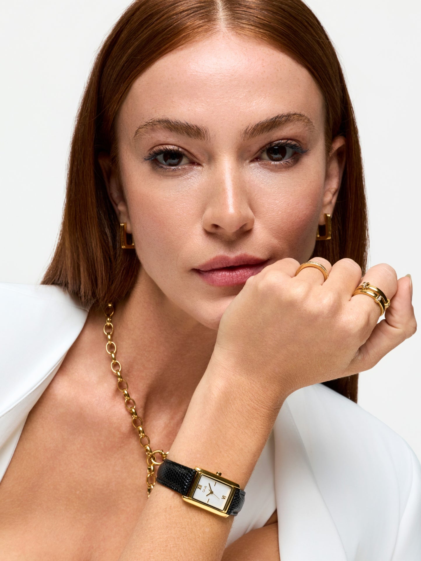 Reloj Grace Black Leather