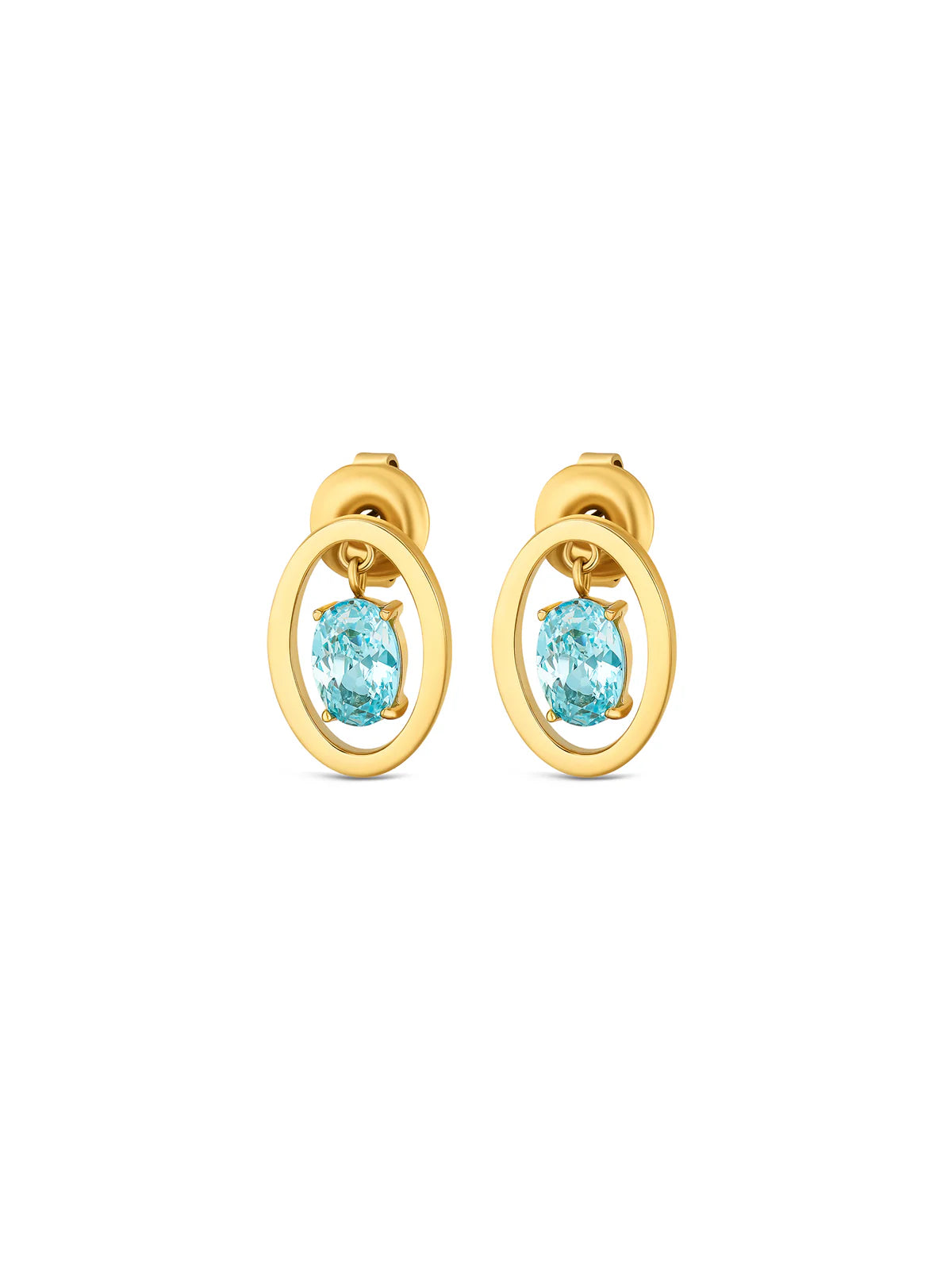 Set Collar y Aros Birthstone Diciembre