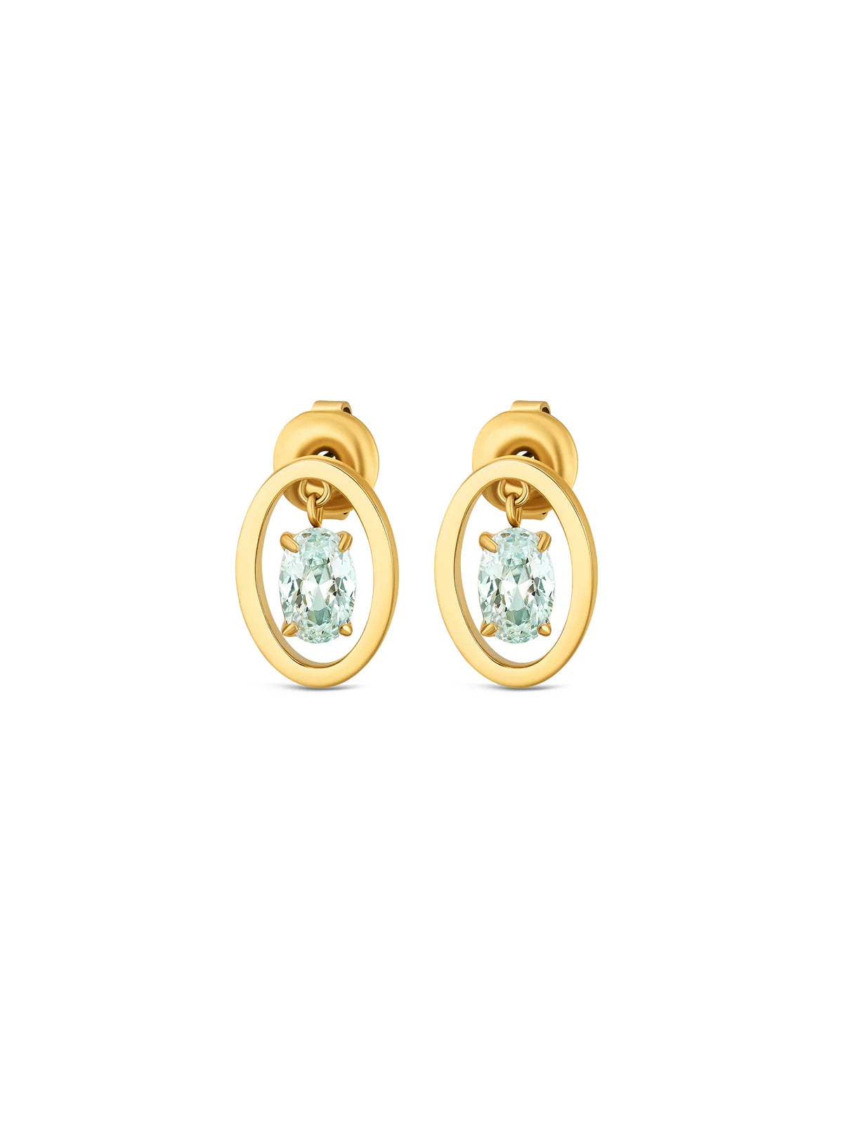 Set Collar y Aros Birthstone Marzo