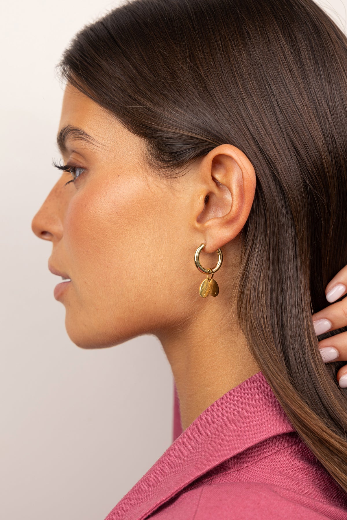 Aros Energy Master Hoop Gold