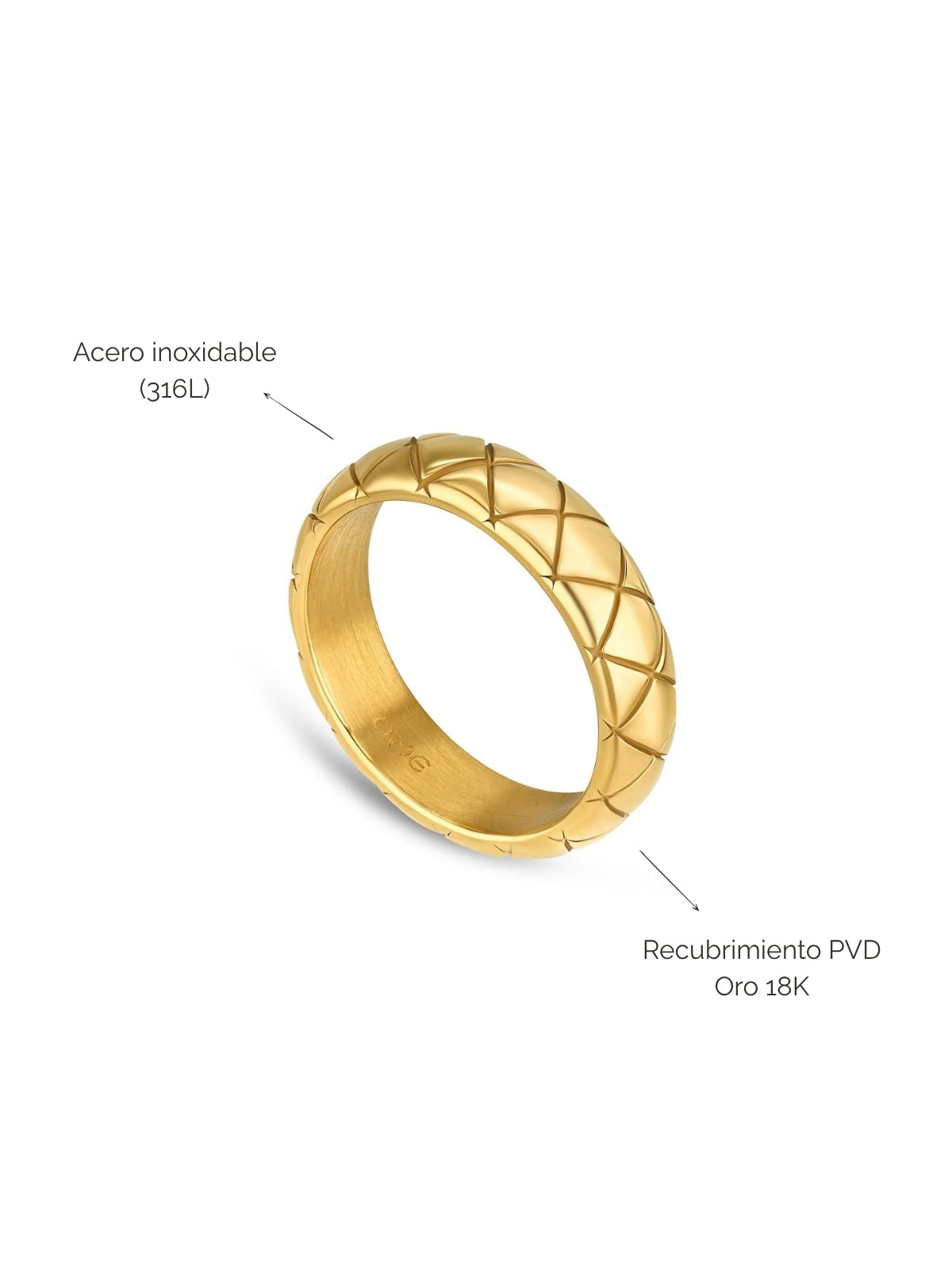 Anillo Delightful Medium Gold