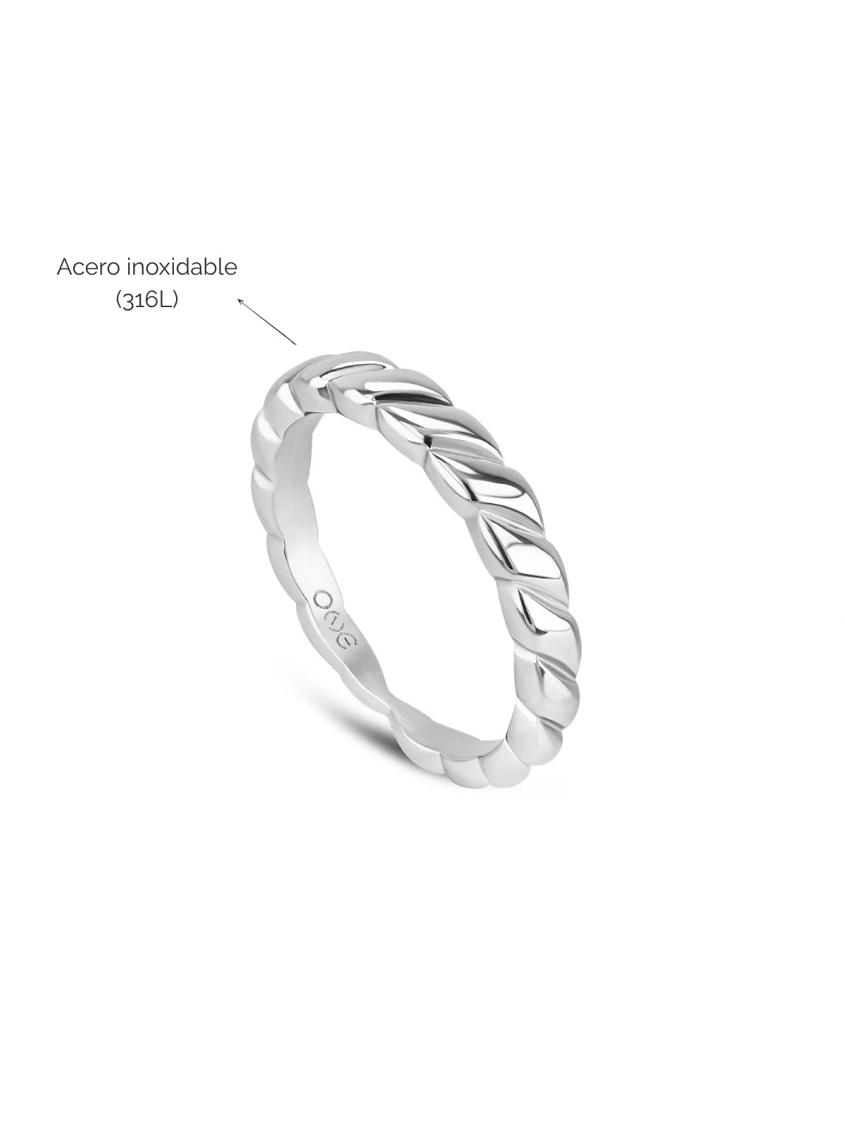 Anillo London 50 Silver