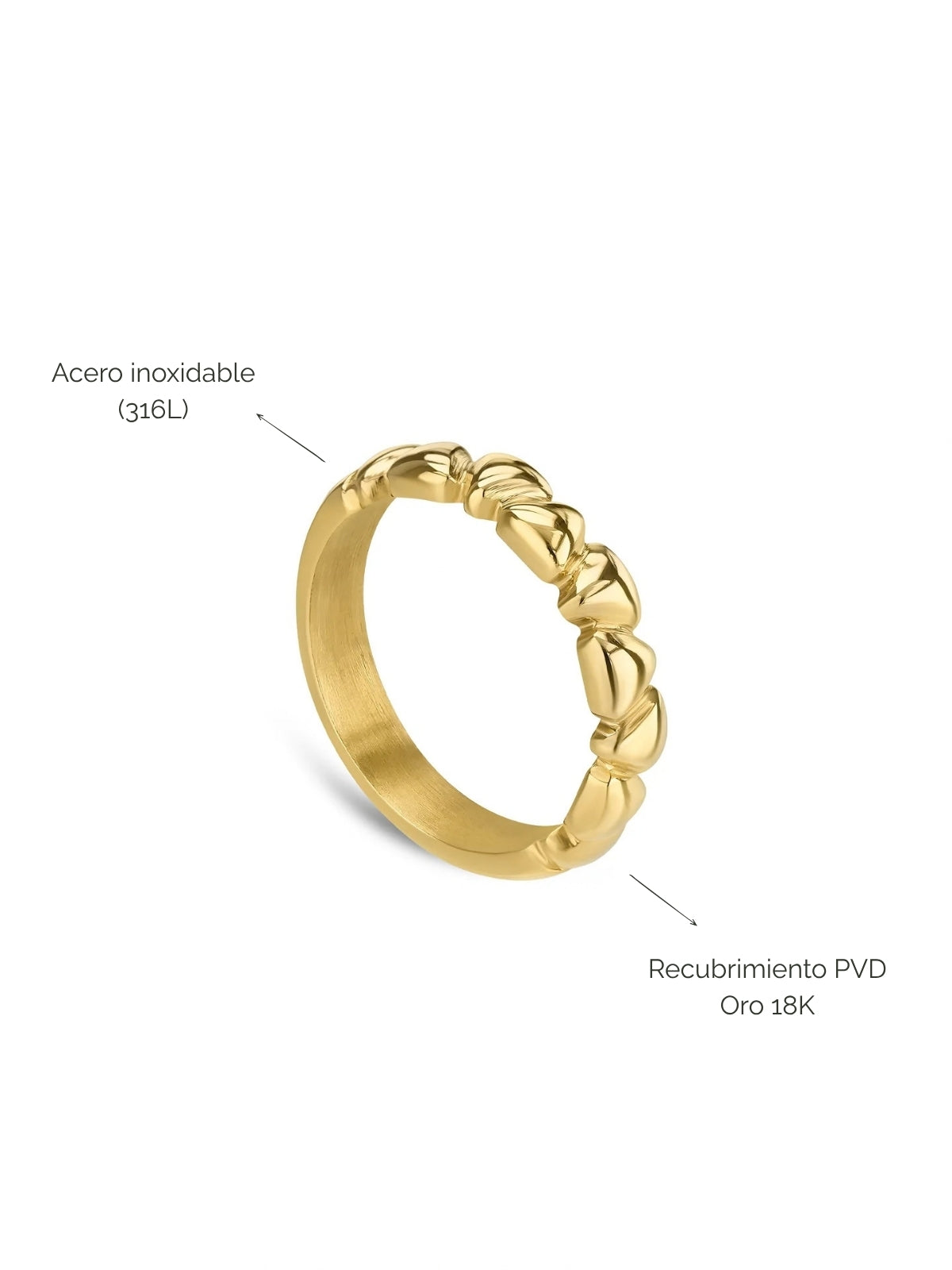 Anillo London 54 Gold