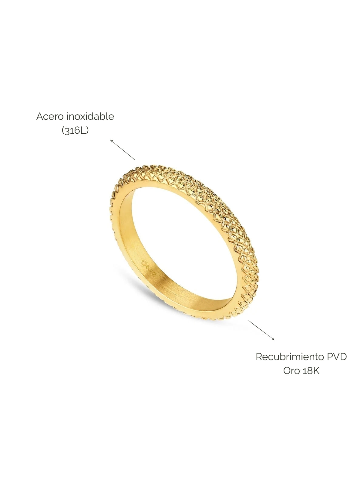 Anillo London 57 Gold