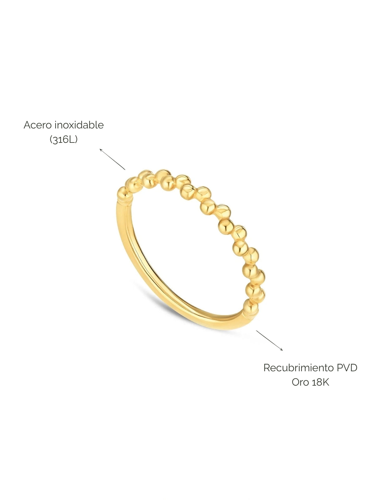 Anillo London 59 Gold