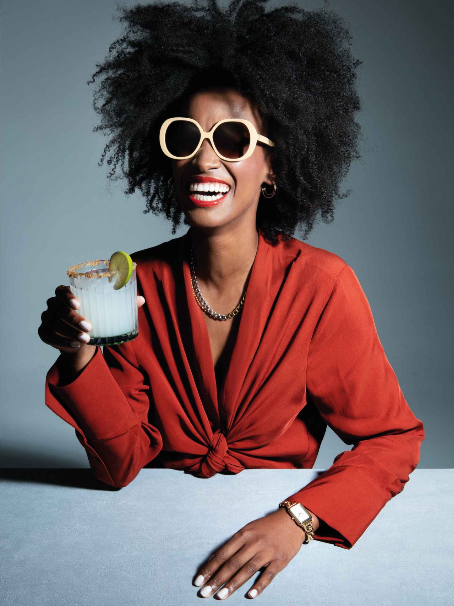 Anteojos Powerful Blancos