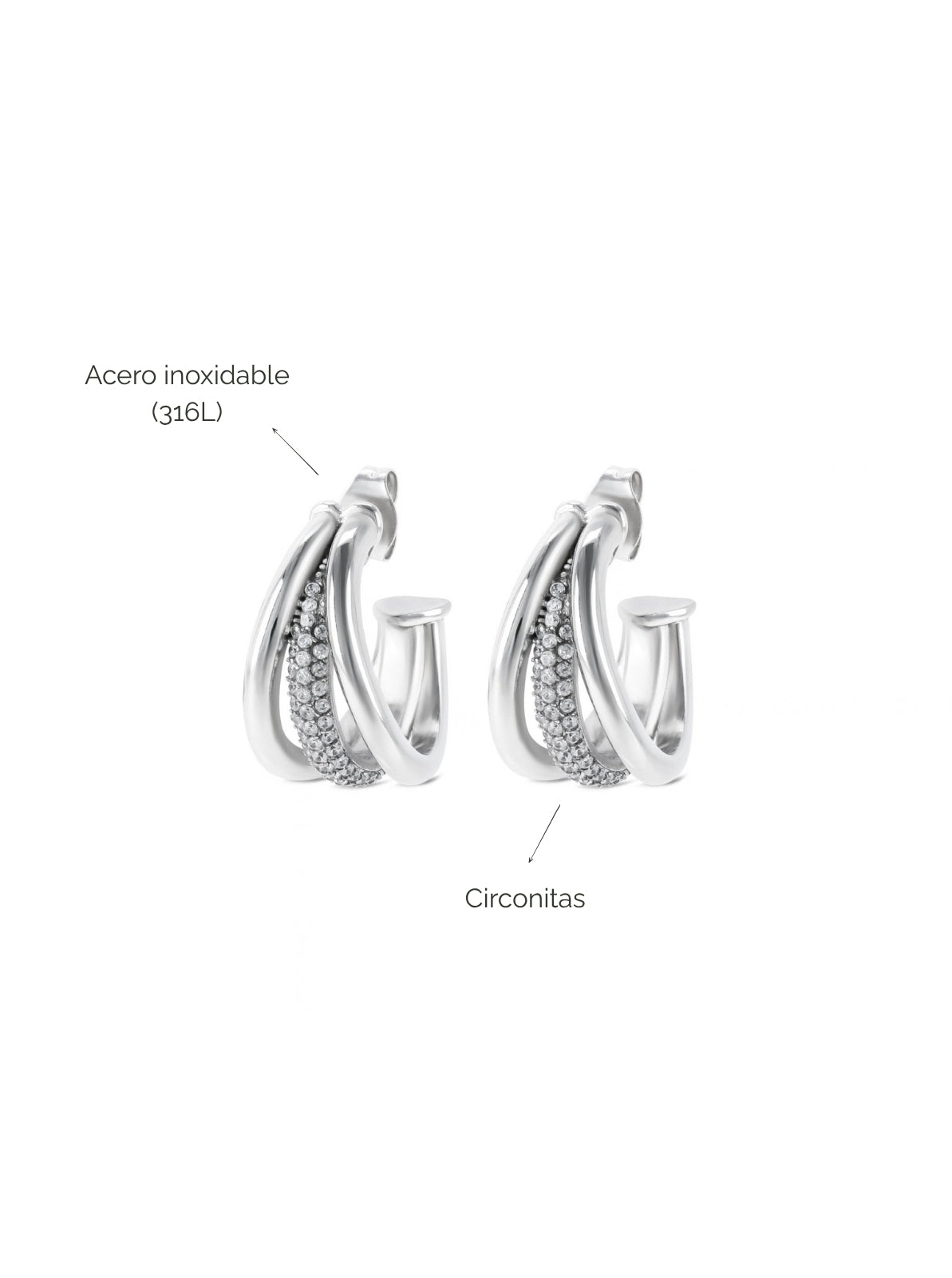 Aros Silver Frost Crystal