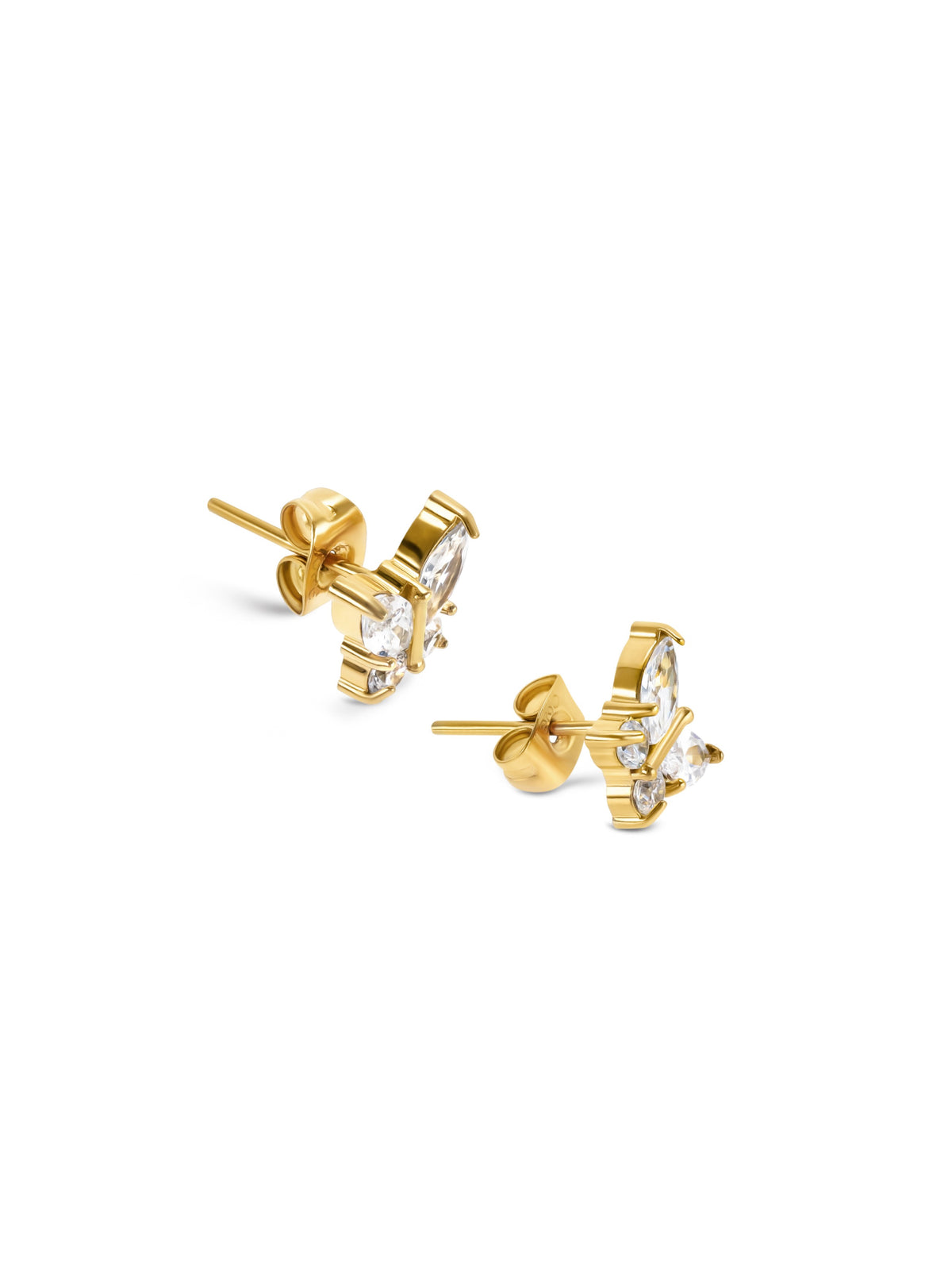 Aros Butterfly Crystal Gold
