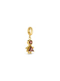 Charm Energy Berry Girl Crystal Gold