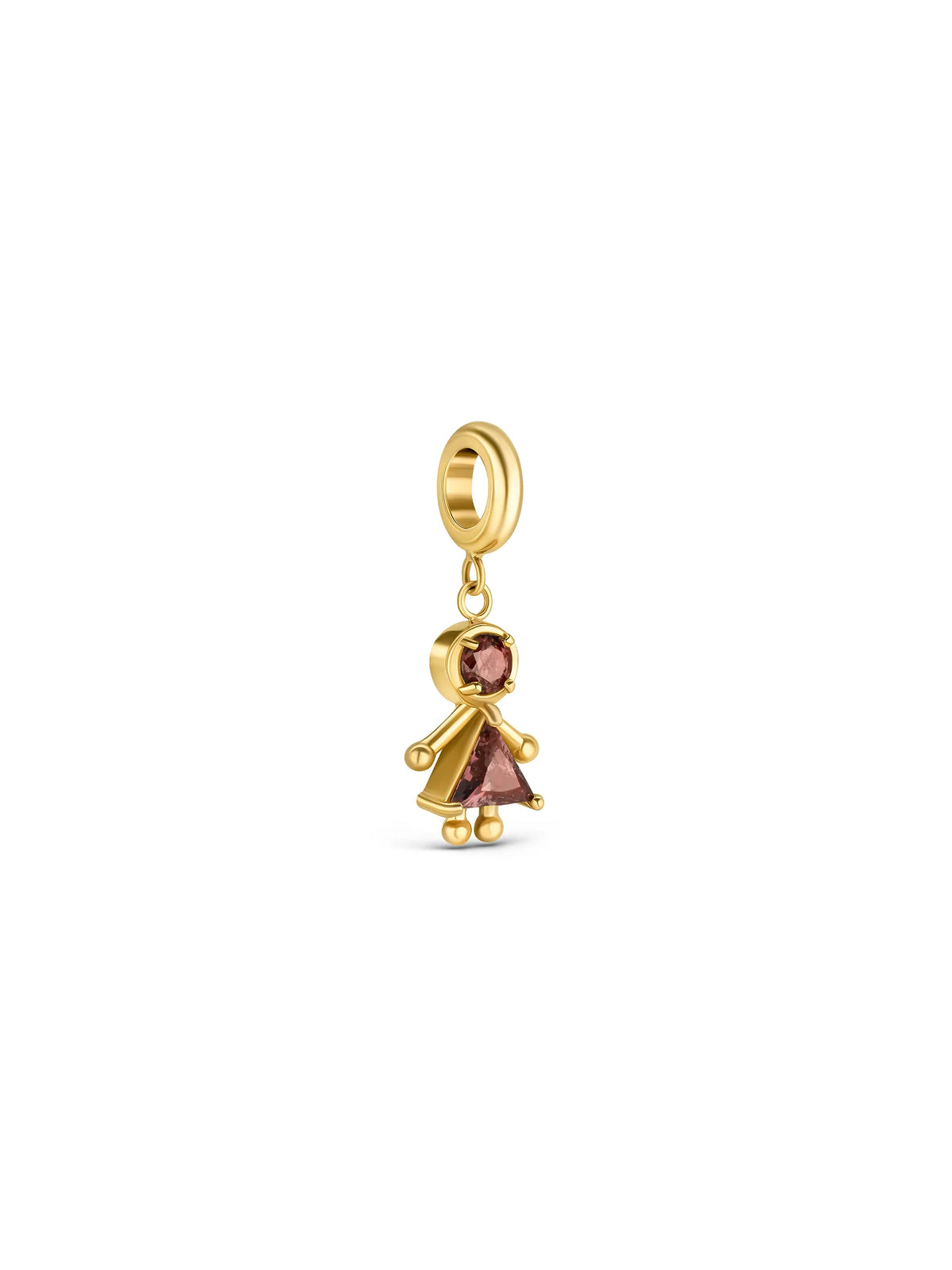 Charm Energy Berry Girl Crystal Gold