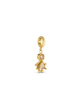 Charm Energy Blush Girl Crystal Gold