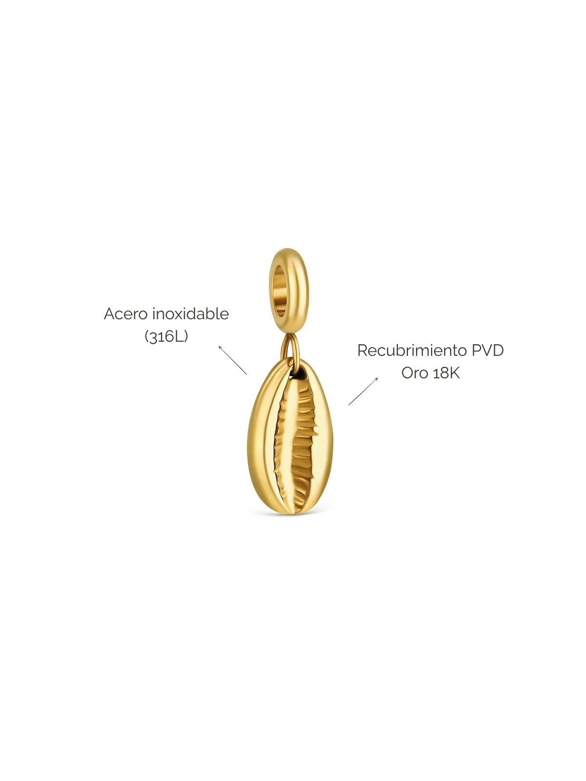 Charm Energy Shell Gold