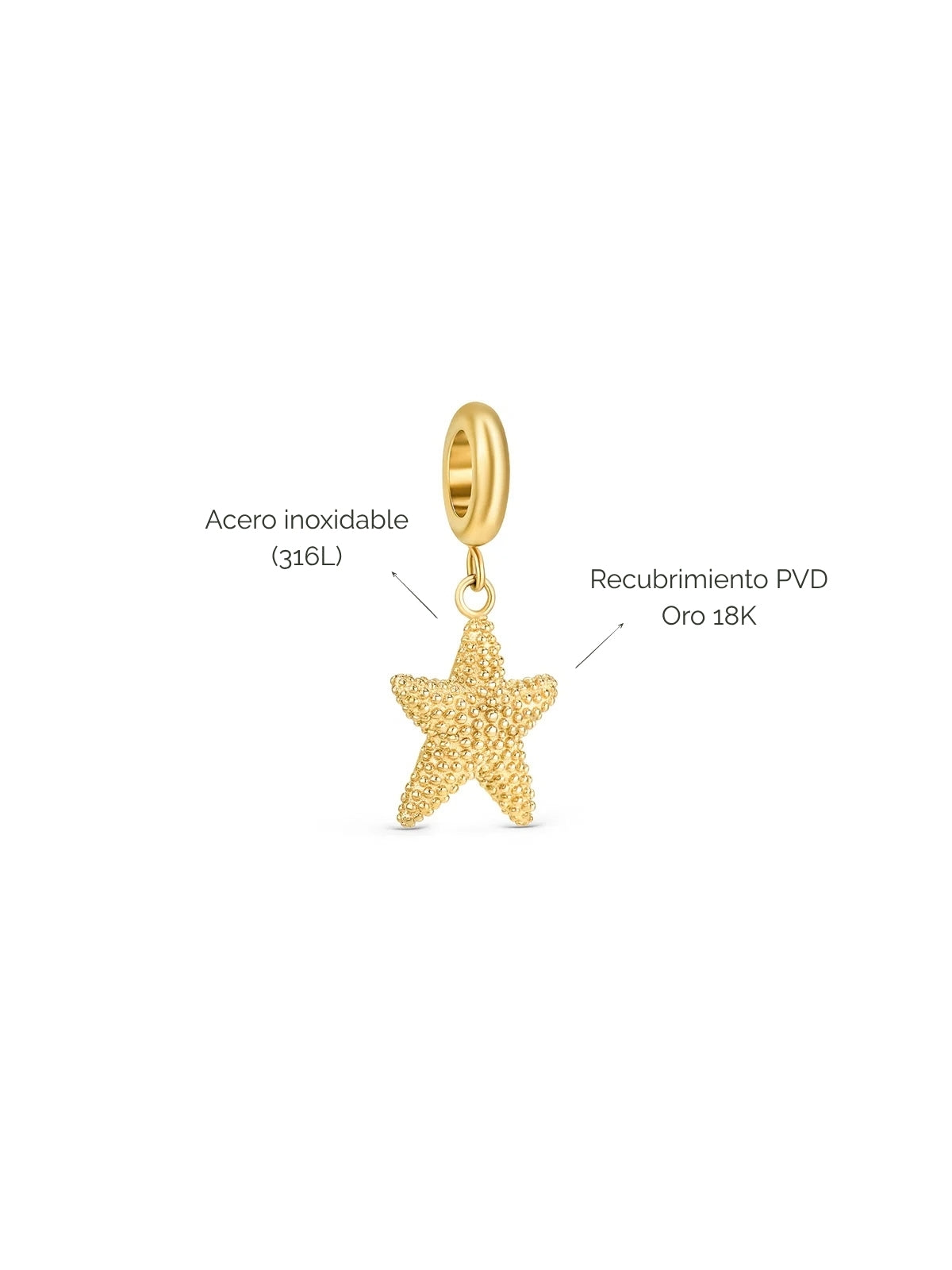 Charm Energy Starfish Gold