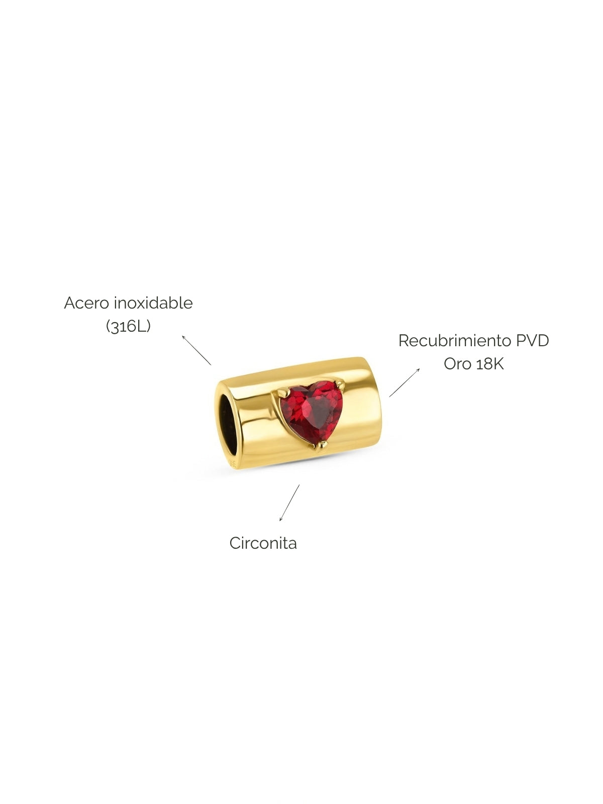 Charm Story Energy for Life Bright Love Red