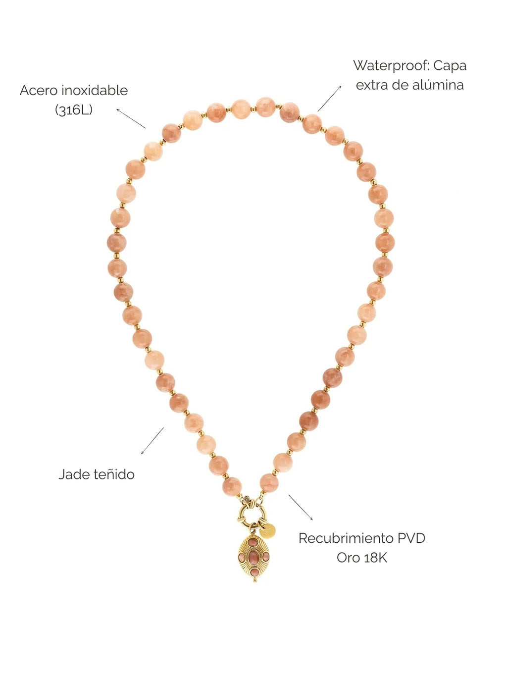 Collar Carmela Sunset Peach