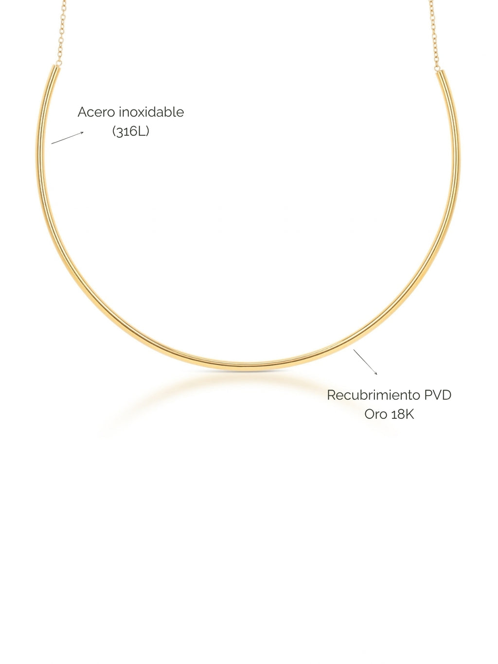 Collar Energy Master Rigid Gold