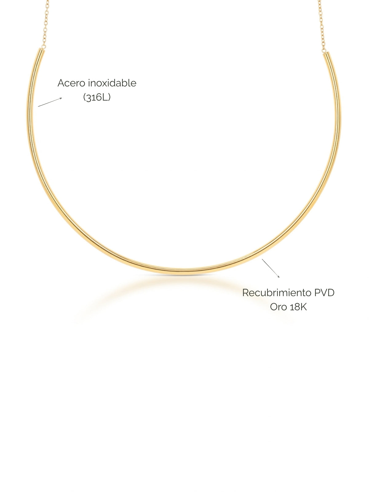 Collar Energy Master Rigid Gold