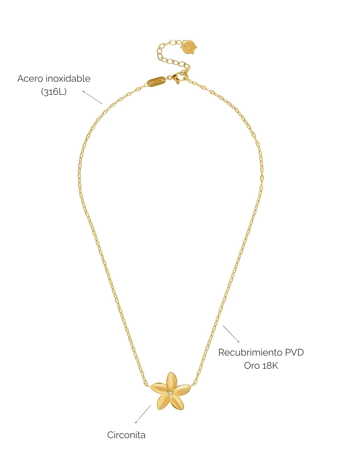 Collar Fleur Gold