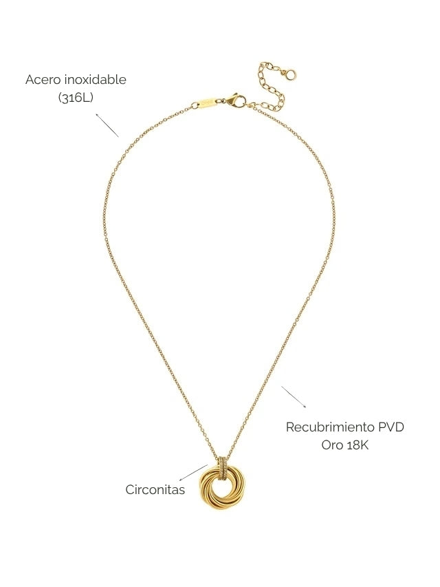 Collar Neckmess Bellure Gold