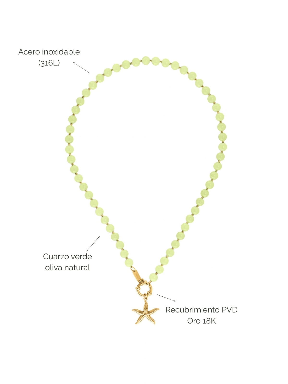 Collar Neckmess Carmela Green
