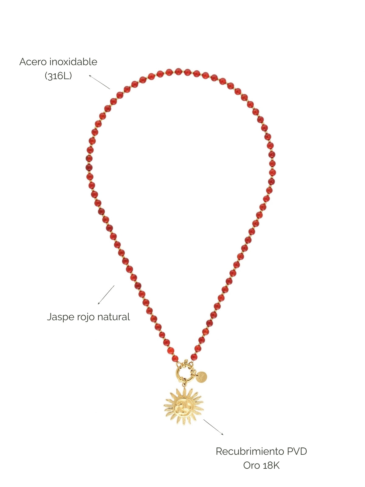 Collar Neckmess Carmela Red