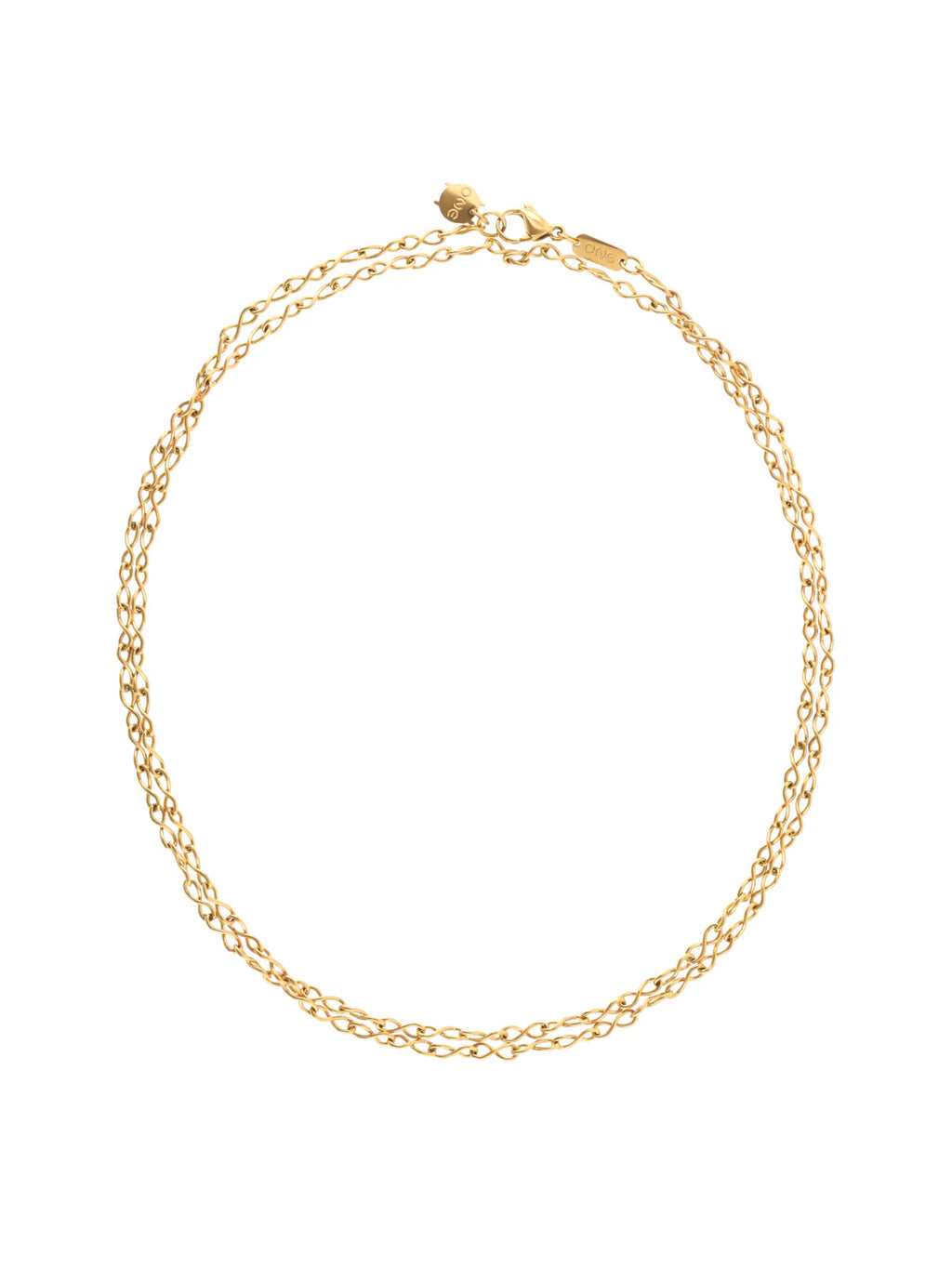 Collar Neckmess Enlace Long Gold