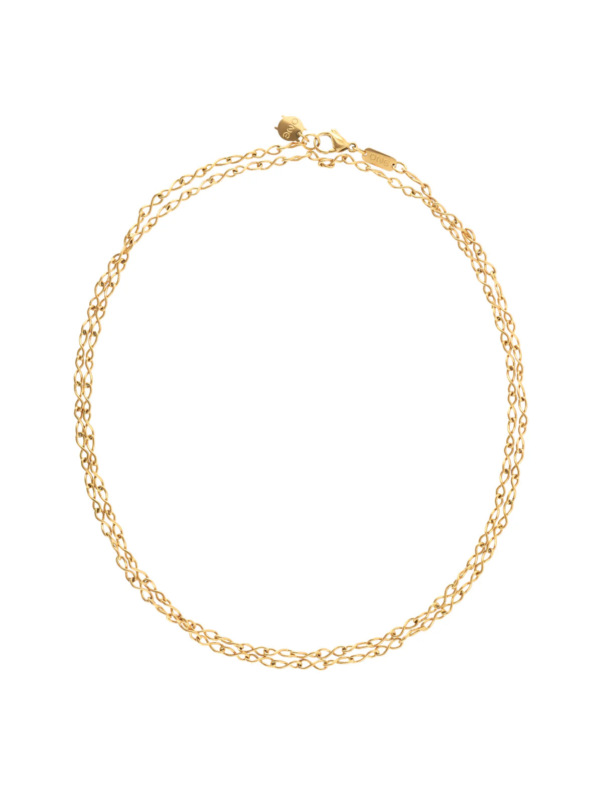 Collar Neckmess Enlace Long Gold