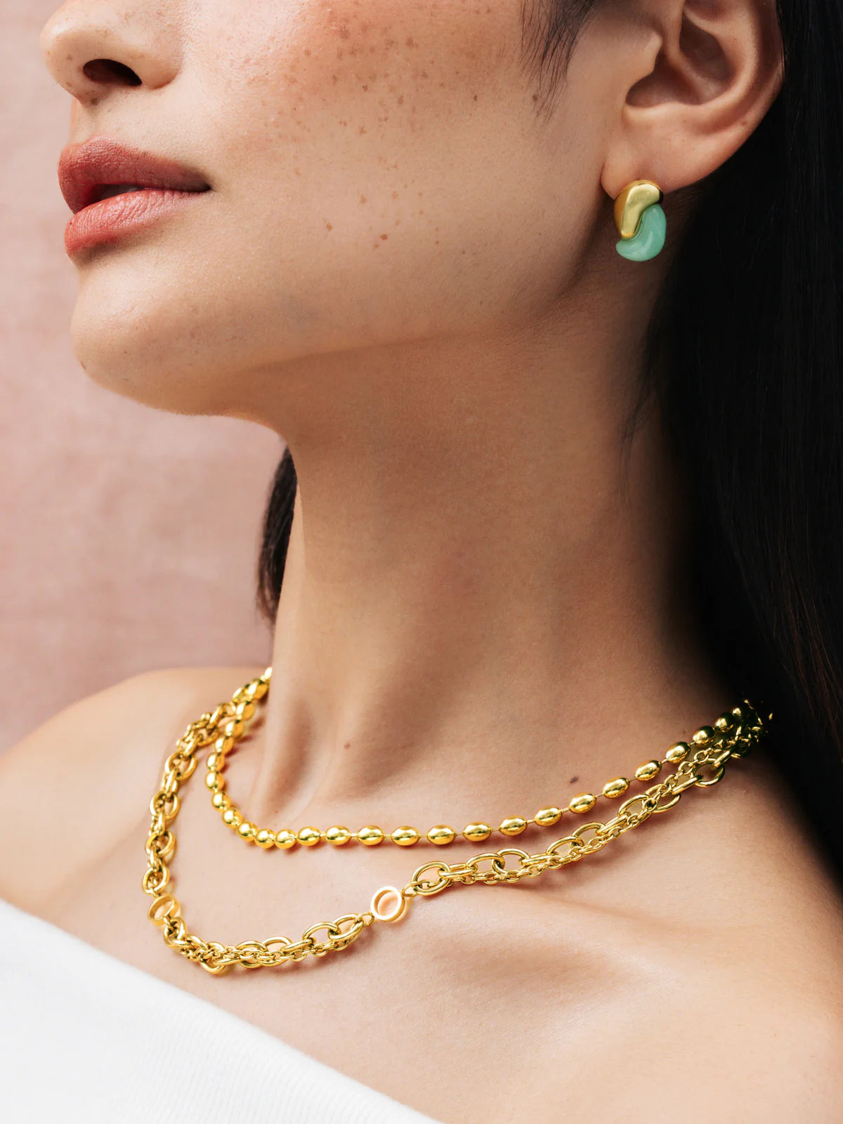 Collar Neckmess Luna Gold