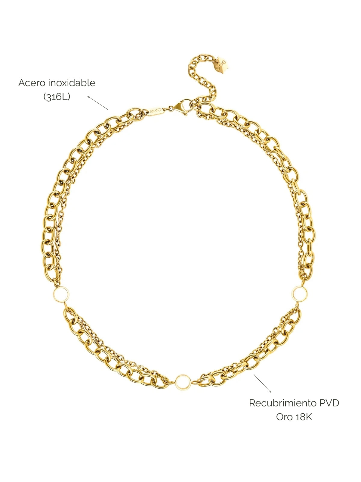 Collar Neckmess Power Gold