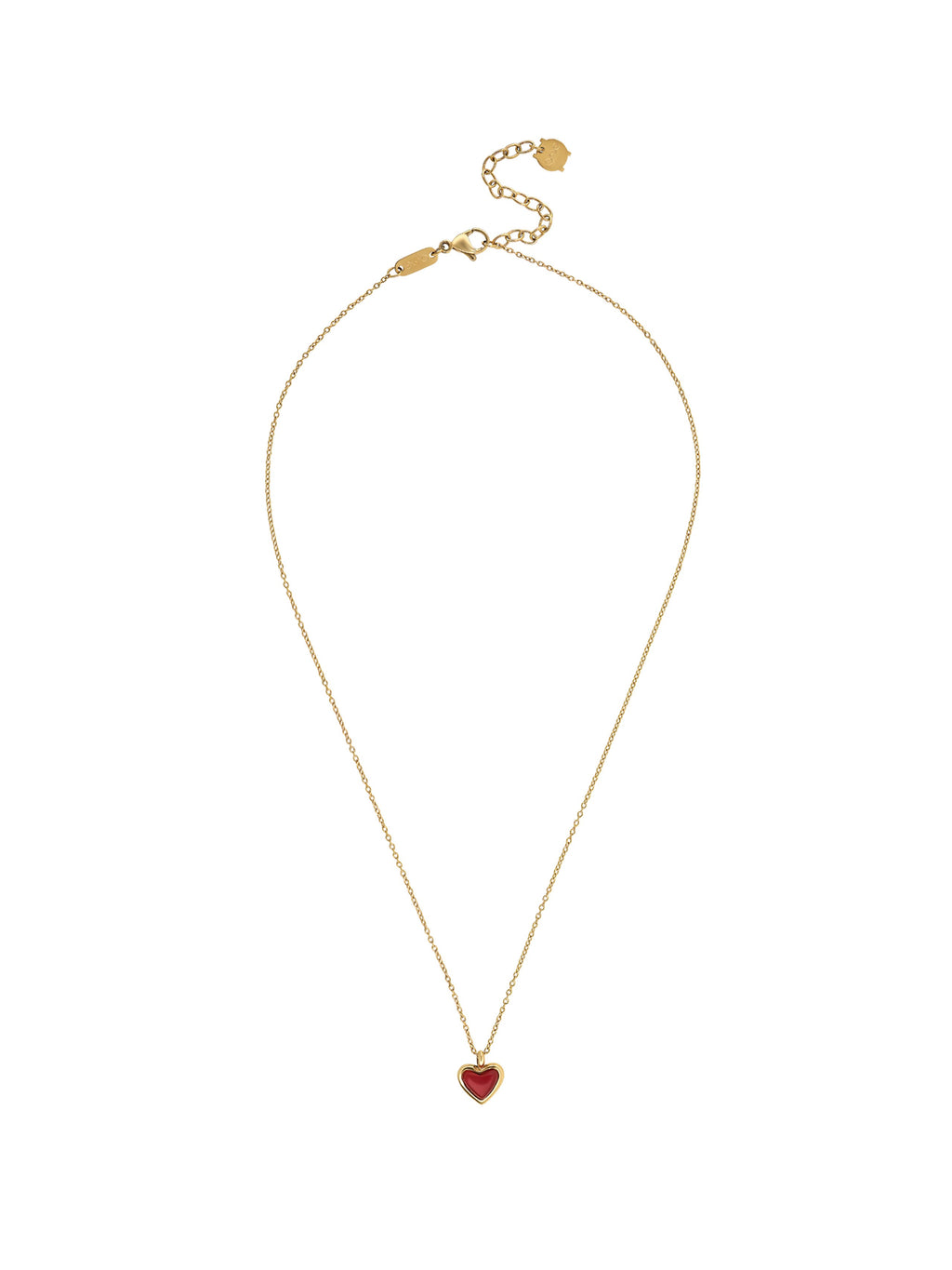 Collar Red Flame Gold