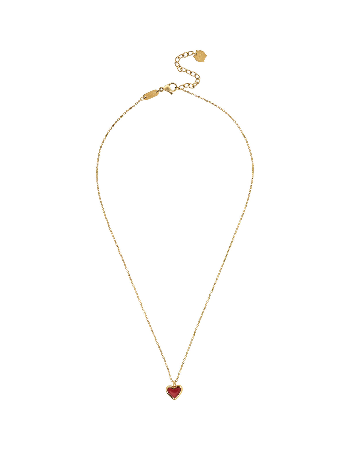 Collar Red Flame Gold