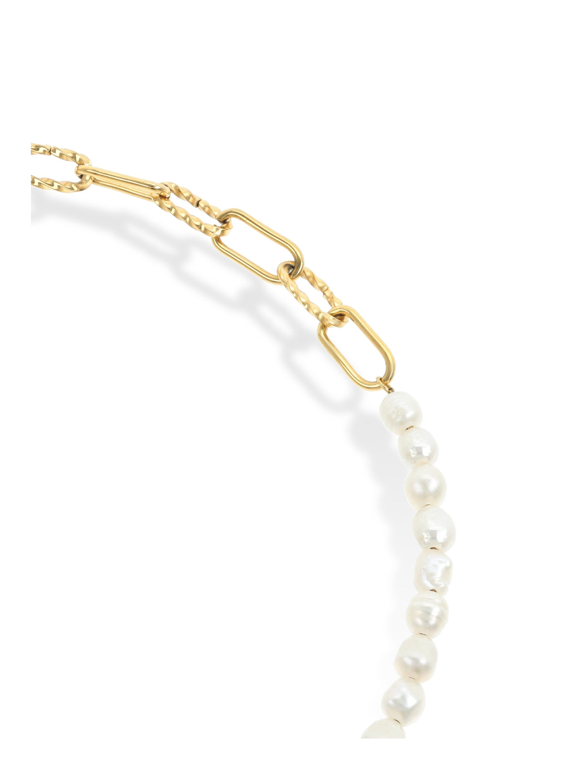 Collar Neckmess Pearly Gold