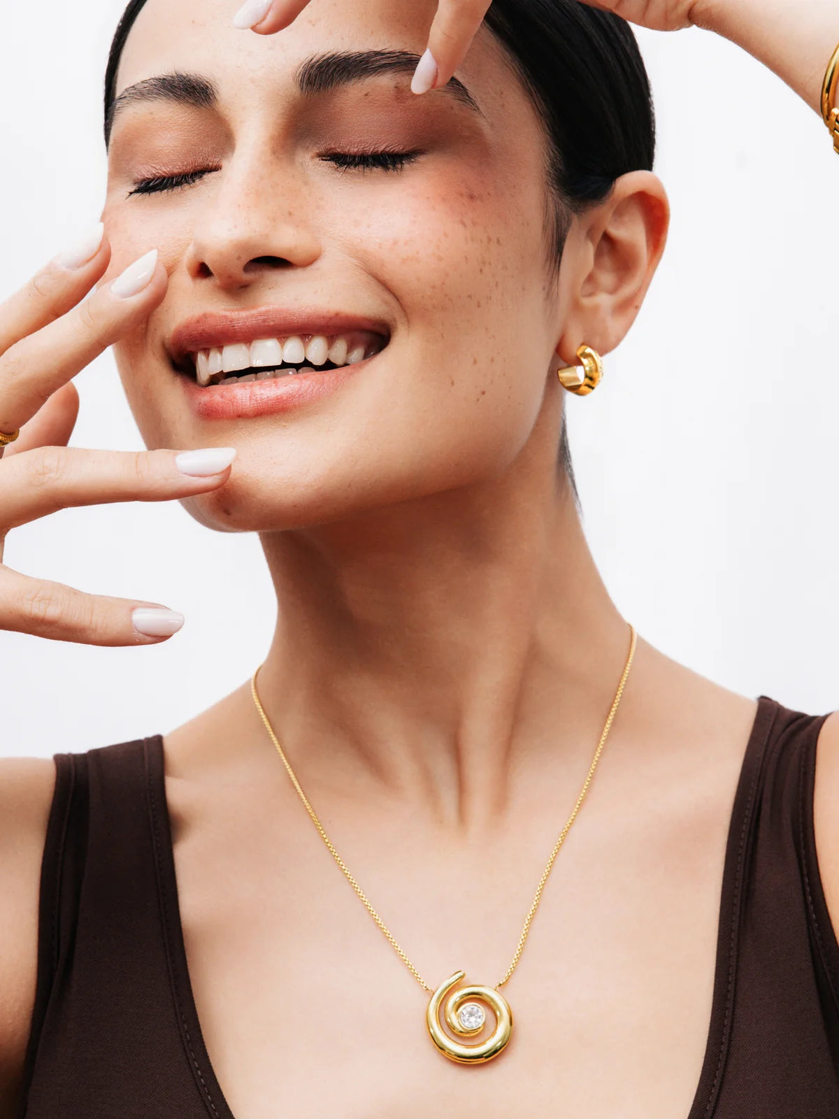 Collar Chess Spiral Gold
